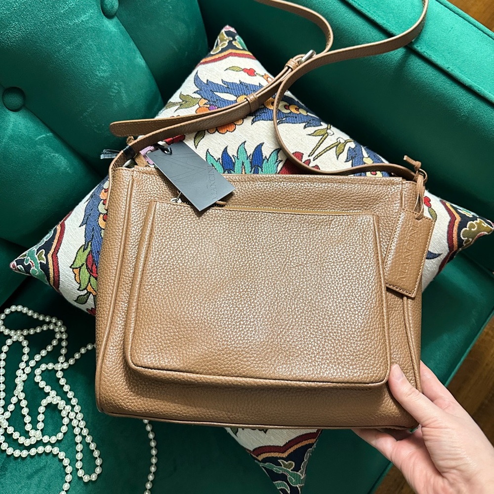 Tan Crossbody Bag Mancini New